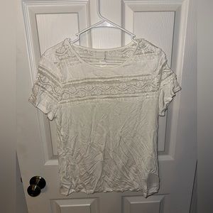 White lace top